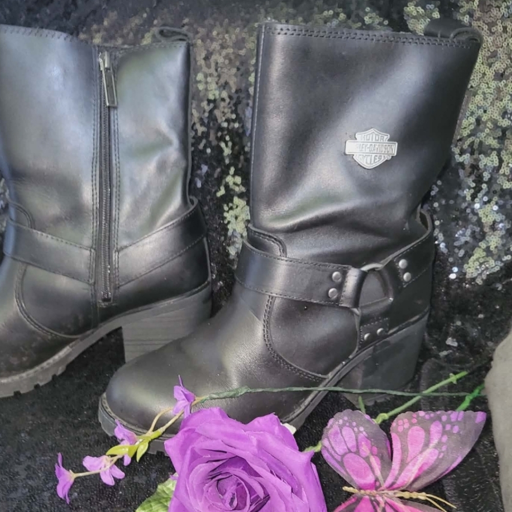 Harley-Davidson Womens Howell Harness Boots Size 7 1/2M New!